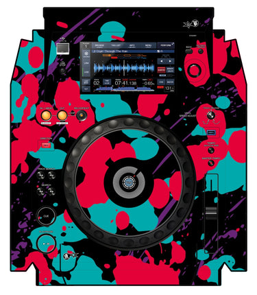 Pioneer DJ XDJ 1000 Skin Splatfest